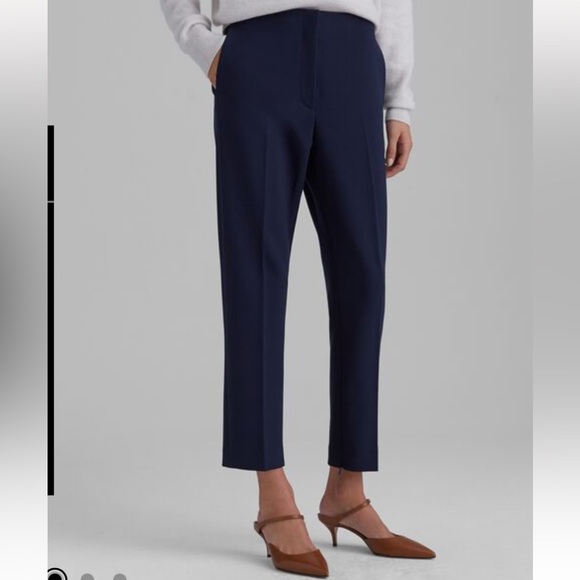 Club Monaco Cigarette Pants navy blue size 0 - Picture 6 of 6